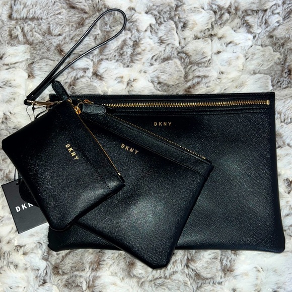 Dkny Handbags - NWT DKNY Triple Pouches